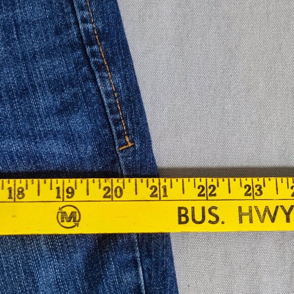 Nine West jeans women's size 12 ink blue colour Date Night Fit Straight leg - Picture 12 of 15